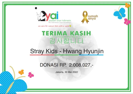 Agenda Kegiatan Terima kasih. HBD Hyunjin! 1 30_mei